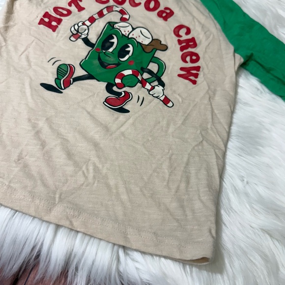 Jumping Beans Festive Holiday Raglan Shirt – Kids Size 7 - Picture 10 of 13